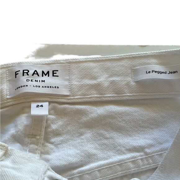 Frame HR Pegged Straight Fit Jeans - Picture 4 of 13
